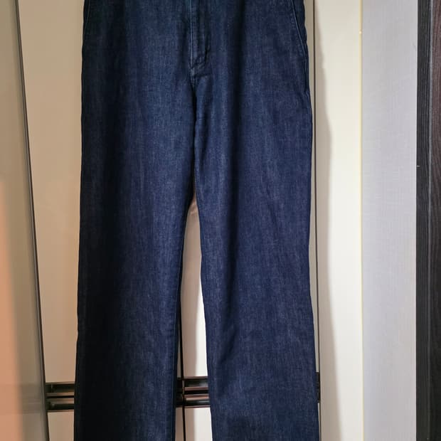 포터리 원워시드 스트레이트 데님 블루 2사이즈