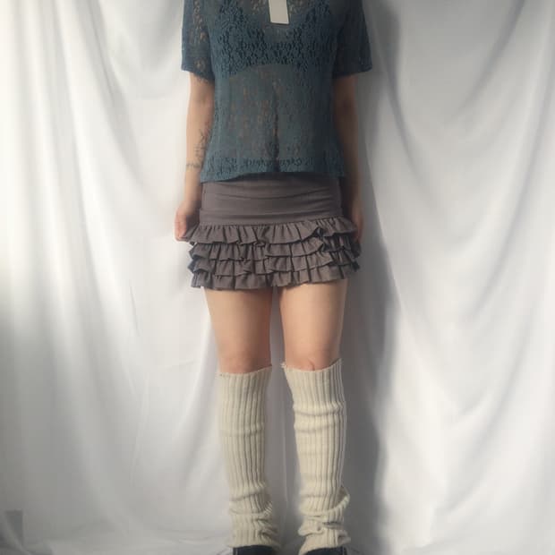 Lace see through top