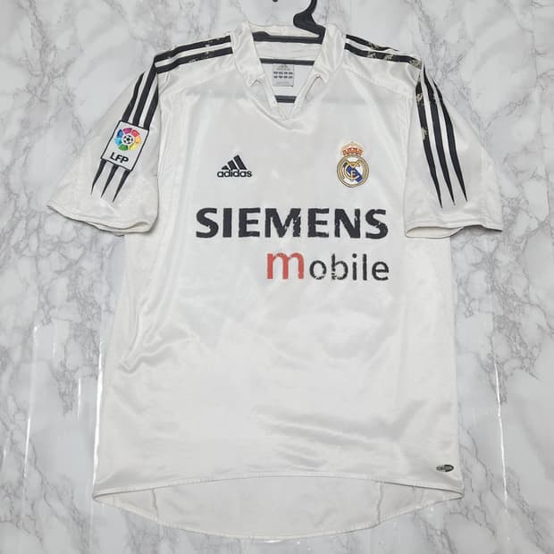 04-05 아디다스 레알 마드리드 지단 홈 유니폼 반팔