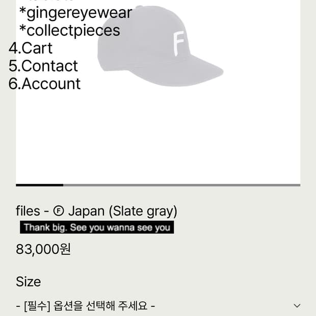 테프스토어즈 볼캡 라지