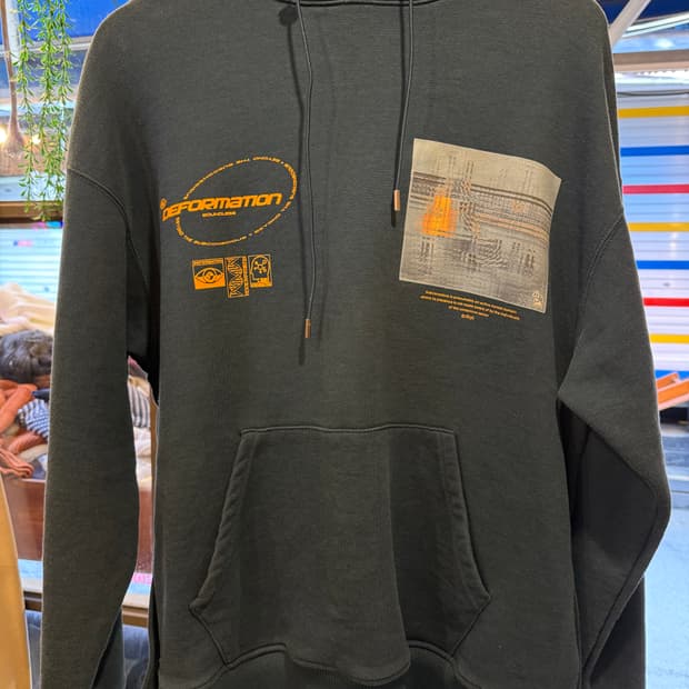 지오송지오 그래픽 후드티