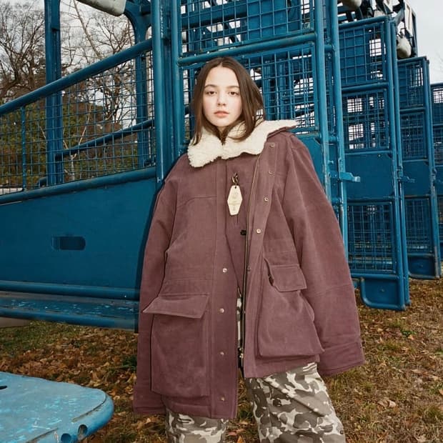 yiyae 워크자켓 버건디 L