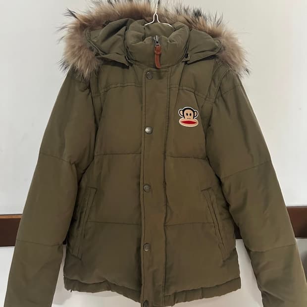 폴프랭크 카키 패딩