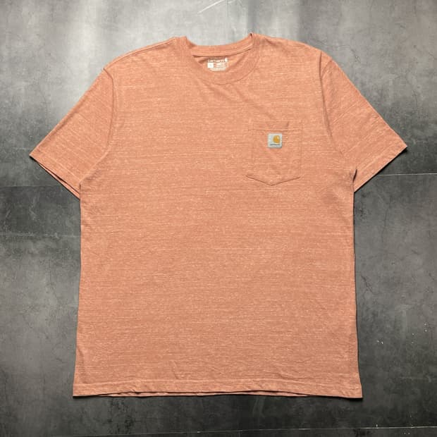 CARHARTT 칼하트K87 코랄 포켓 루즈핏 반팔티셔츠 A01342