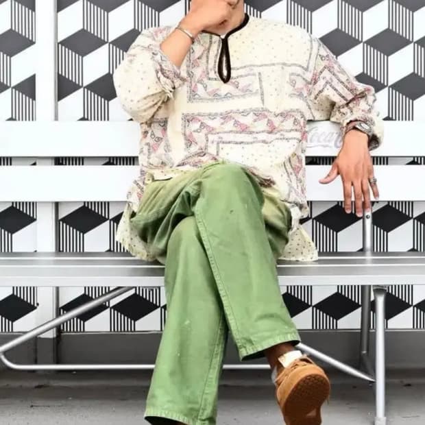 VISVIM TUNIC P.O PATCHWORK  