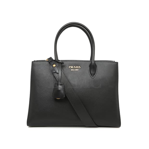프라다 사피아노 비블리오 토트 블랙 숄더백 1BA153