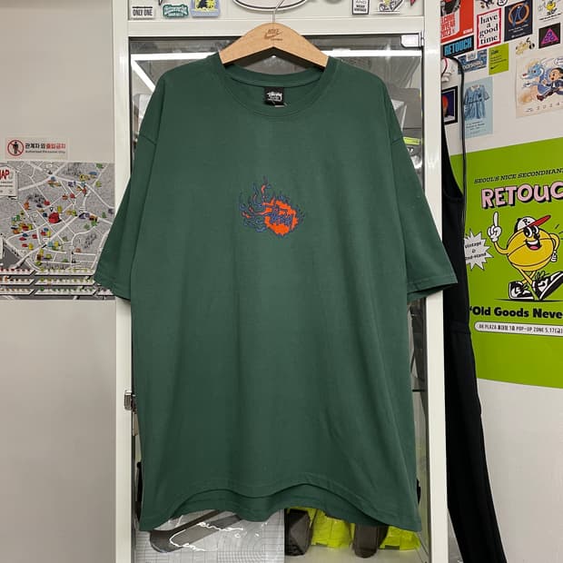 스투시 모자이크 드래곤 티