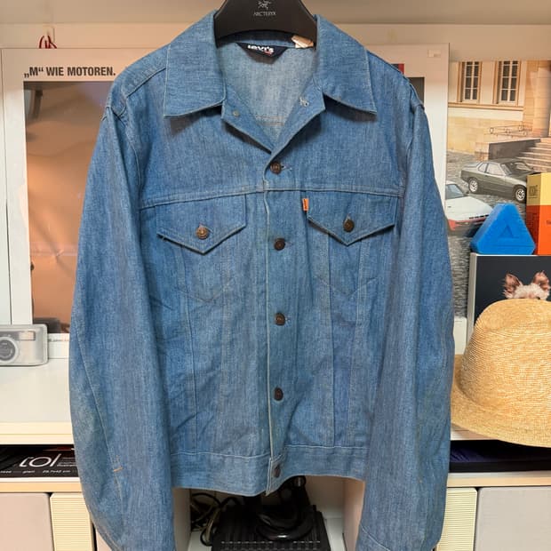 리바이스 빈티지 오렌지탭 자켓