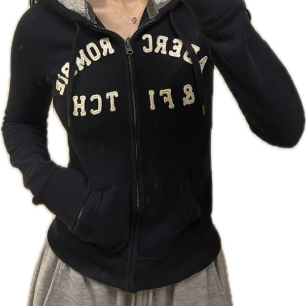 아베크롬비 후드집업 네이비 XS 딱붙핏