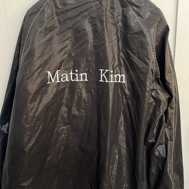 마뗑킴 코팅 바람막이 점퍼