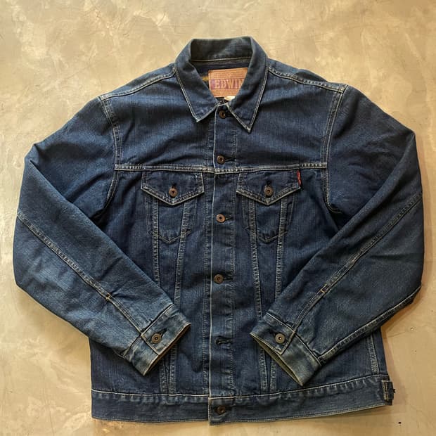 90s~00s made in japan EDWIN 블랭킷 데님 자켓 XL