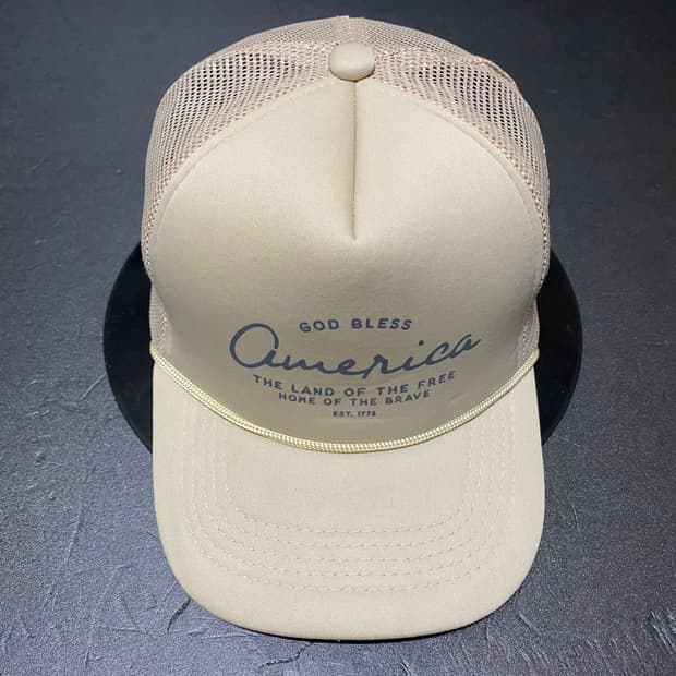 God bless vintage trucker cap메쉬캡빈티지캡볼캡