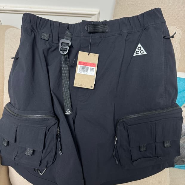 나이키 acg 카고쇼츠 L 블랙 새상품