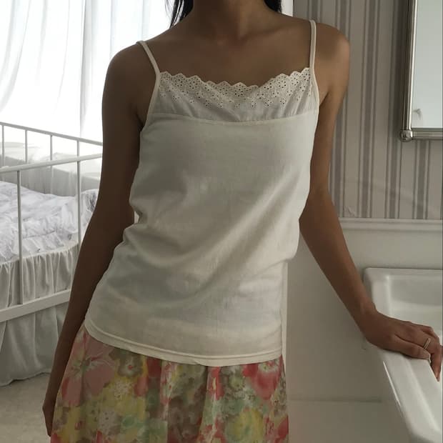 Soft pink sleeveless