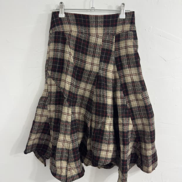 pride check design skirt