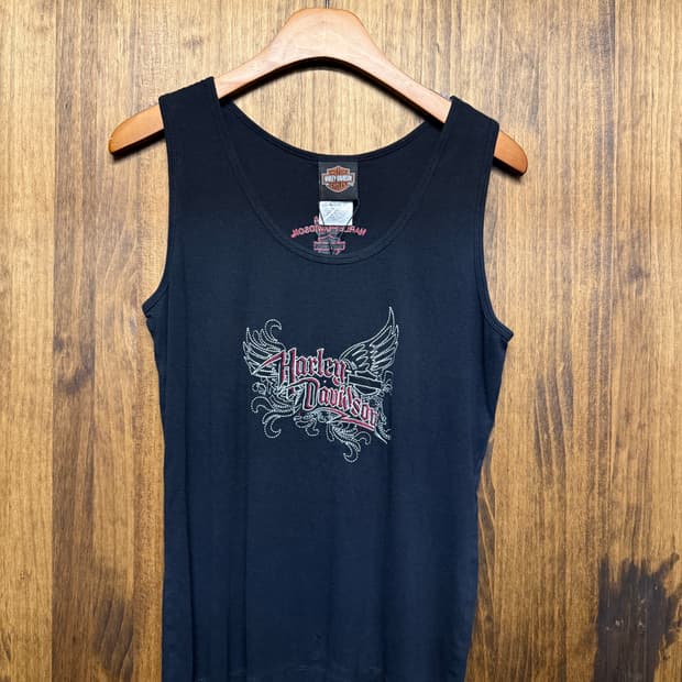 Harley-Davidson embroidered sleeveless