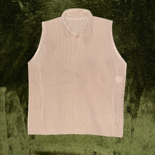 [3] 이세이 미야케 옴므 플리세 25ss 플리츠 슬리브리스 베스트