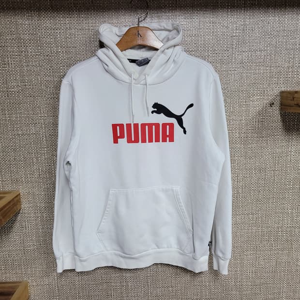 M 100사이즈 푸마 기모 후드티 빈티지