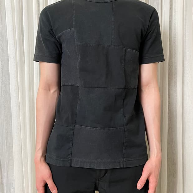 꼼데가르송 옴므 패치워크 티셔츠 comme des garcons