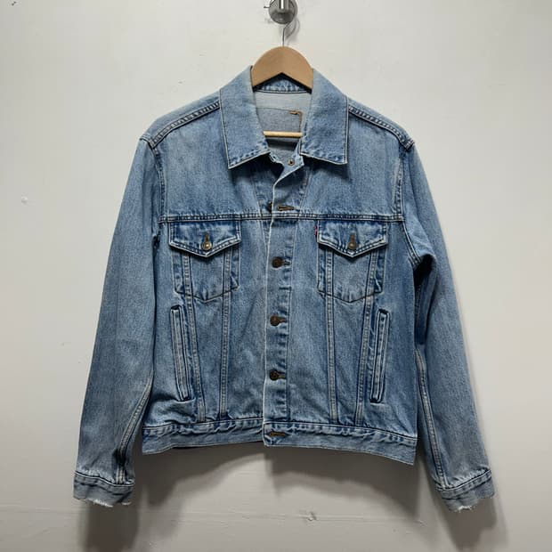 리바이스 여성 연청 데님자켓 타이거 자수 F