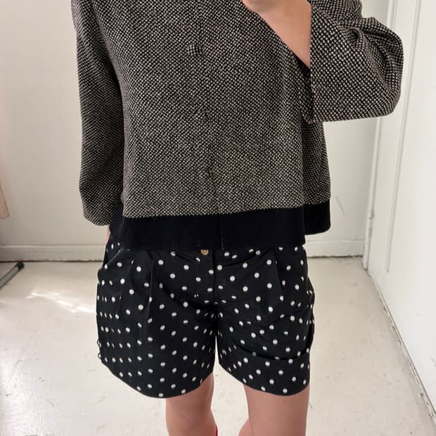 일본빈티지 차이나버튼 자켓 블라우스