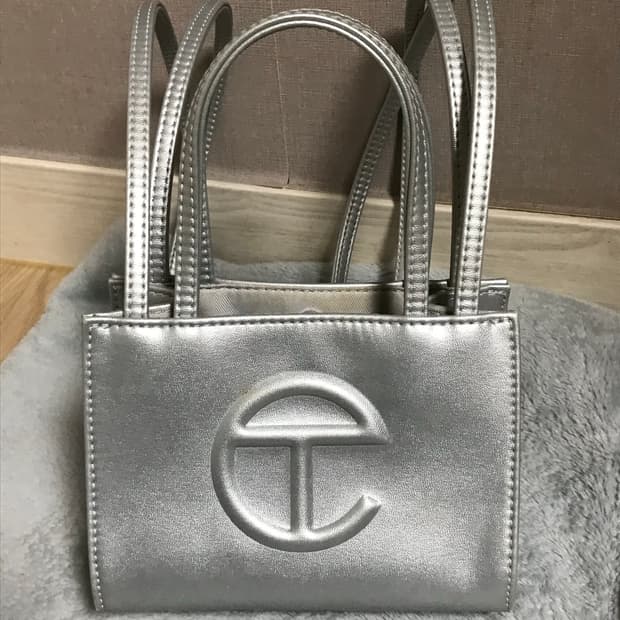 텔파 쇼퍼백 (스몰/실버)