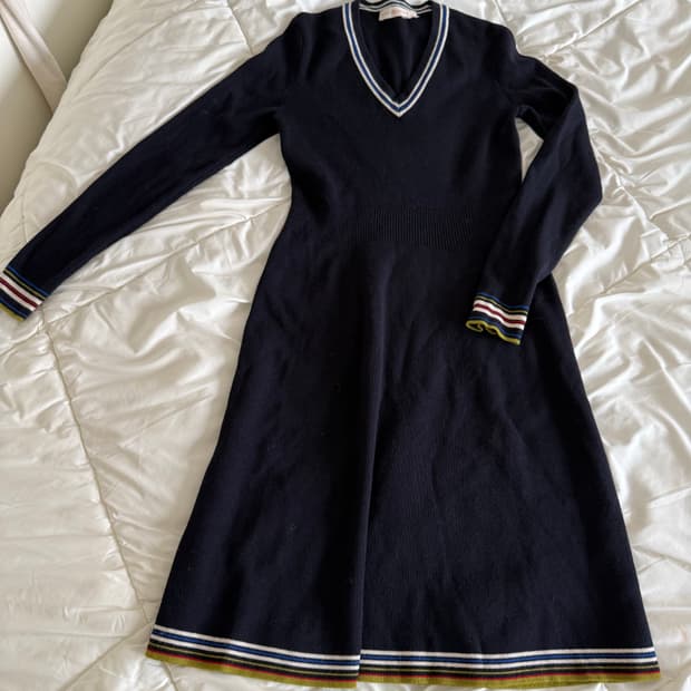 토리버치 니트 원피스 롱 기장 