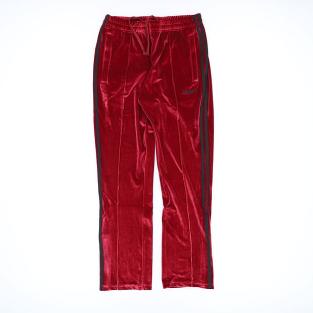[M] 널디 벨벳 버건디 트레이닝 트랙 팬츠 0119J