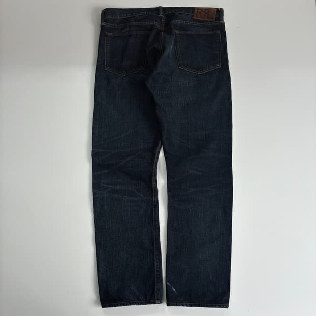 RRL  더블알엘 하이슬림 셀비지 데님 팬츠