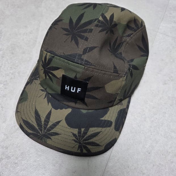 허프 플랜트 라이프 카모 5패널 캠프캡