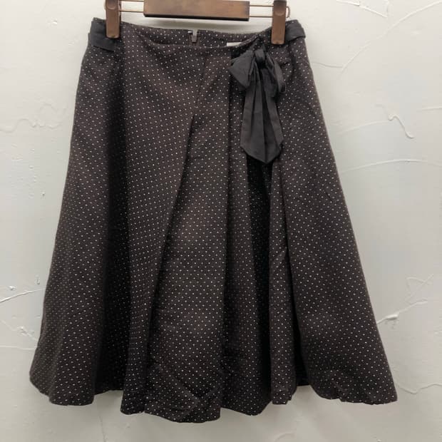 kumikyoku 도트 리본 스커트