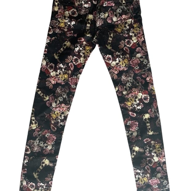 디올 옴므 17ss 플로랄 스컬 진