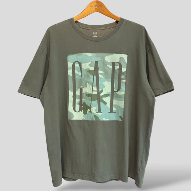 (XL)GAP 갭 카모 반팔티셔츠