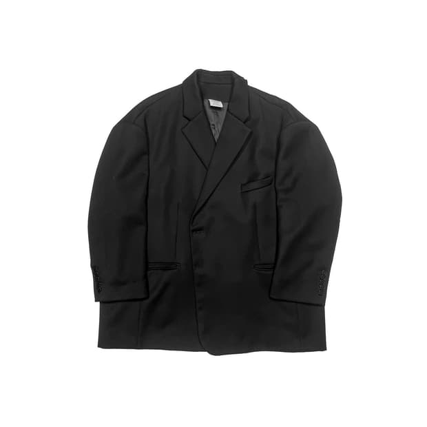 베트멍 - 15FW ZIPPER WOOL BLAZER - 블랙 - XS