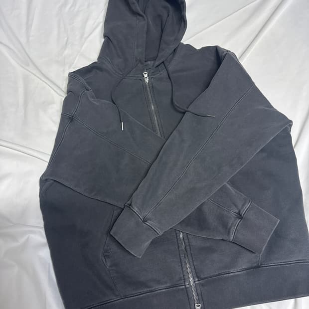 피그먼트 후드집업