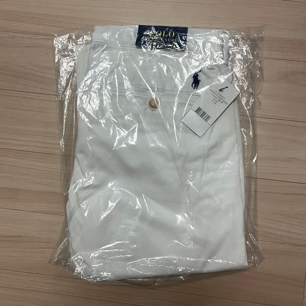 폴로 랄프로렌 스트레이트핏 치노팬츠 화이트 31 새상품
