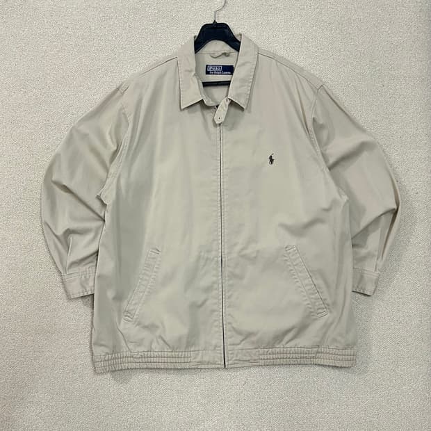 (XL) 폴로 랄프로렌 베이지색 블루종 자켓 