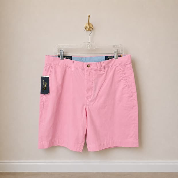 [무료배송] 폴로 랄프로렌 핑크 The Polo Chino 쇼츠 34 새