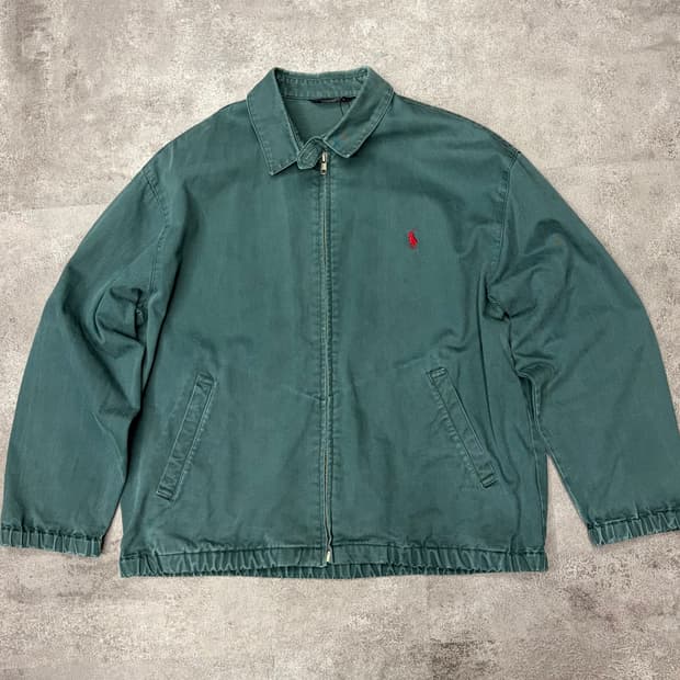90s 폴로 랄프로렌 그린 스윙탑 자켓