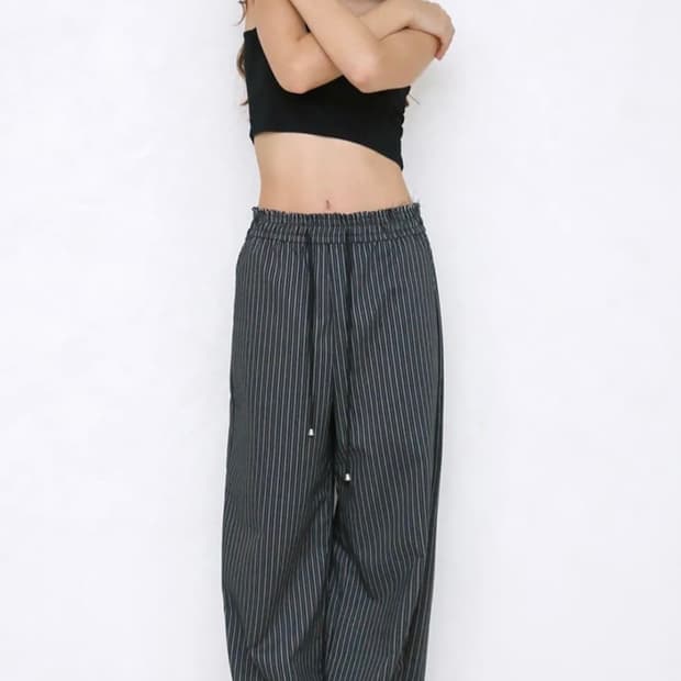 폴리수엠 SS EFFORTLESS PANTS 블랙