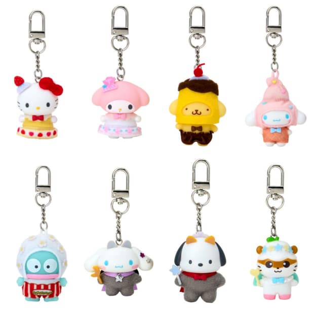 산리오 치비토모 2,3탄 디저트 천사악마 눈의정령 화과자 반찬 키티 폼폼