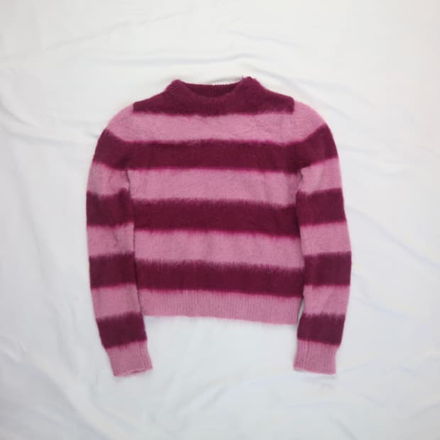Egonlab AW23 burgundy freddy sweater