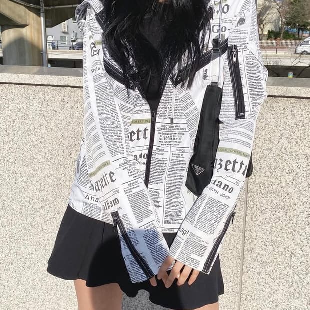 John Galliano  존갈리아노 아노락 후드집업 점퍼