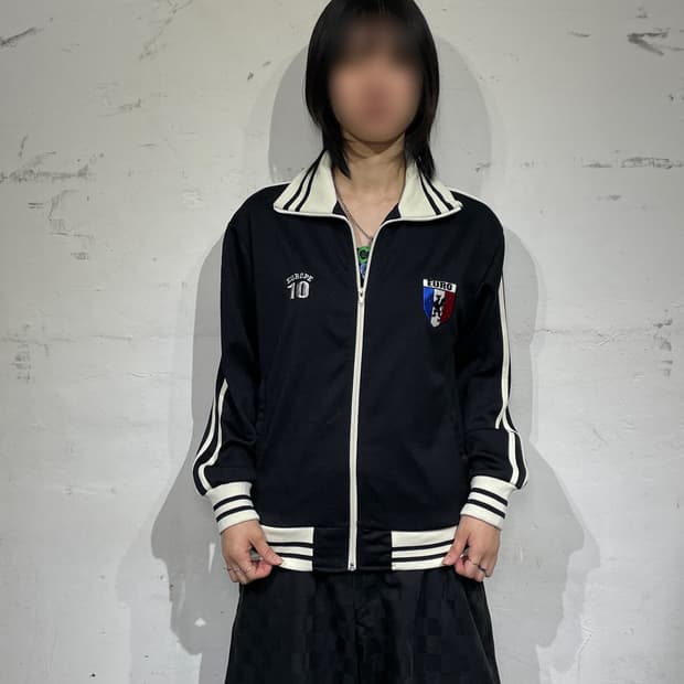 일본빈티지 y2k 블랙 져지 M