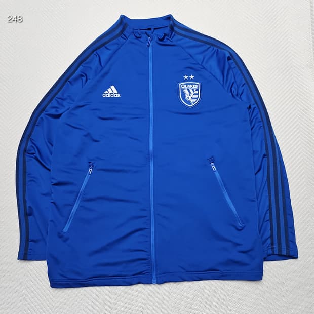 아디다스 MLS 산호세 어스퀘이크스 집업 L