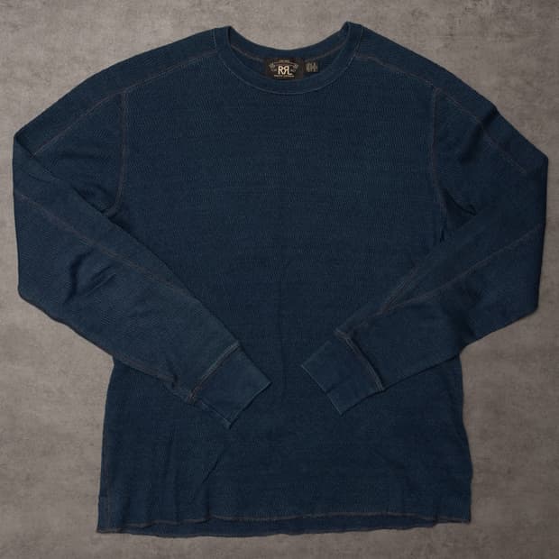 RRL 더블알엘 인디고 긴팔 L