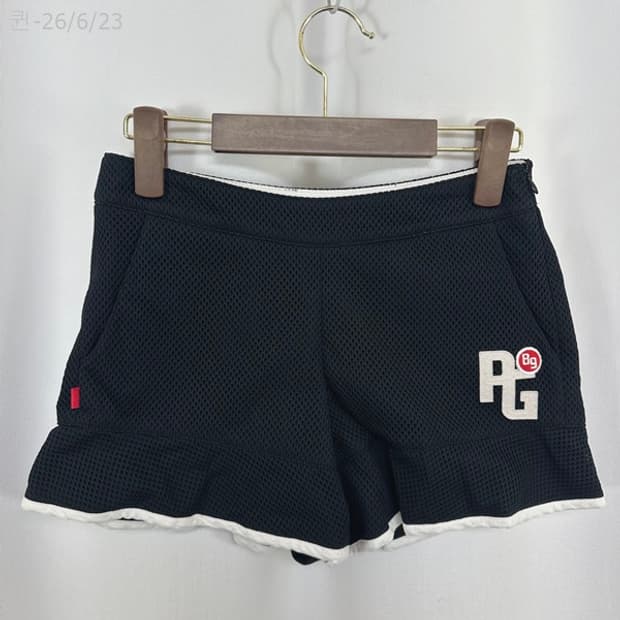 파리게이츠 여자 골프 짧은 반바지 검정 0(26인치정도)