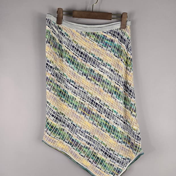 [무료배송]미쏘니 48 여성 언발란스 레이온 니트 스커트 치마