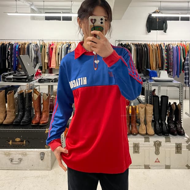 80s ADIDAS 'HITACHI' jersey 아디다스 히타치 져지