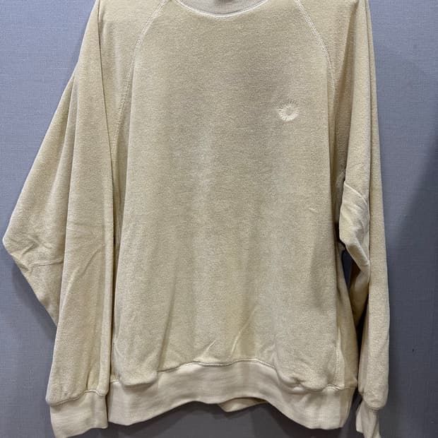 999 humanity-Logo terry mock neck